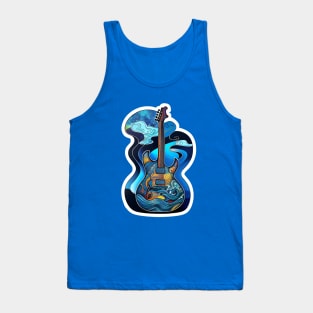 Surrealistic guitar Tank Top